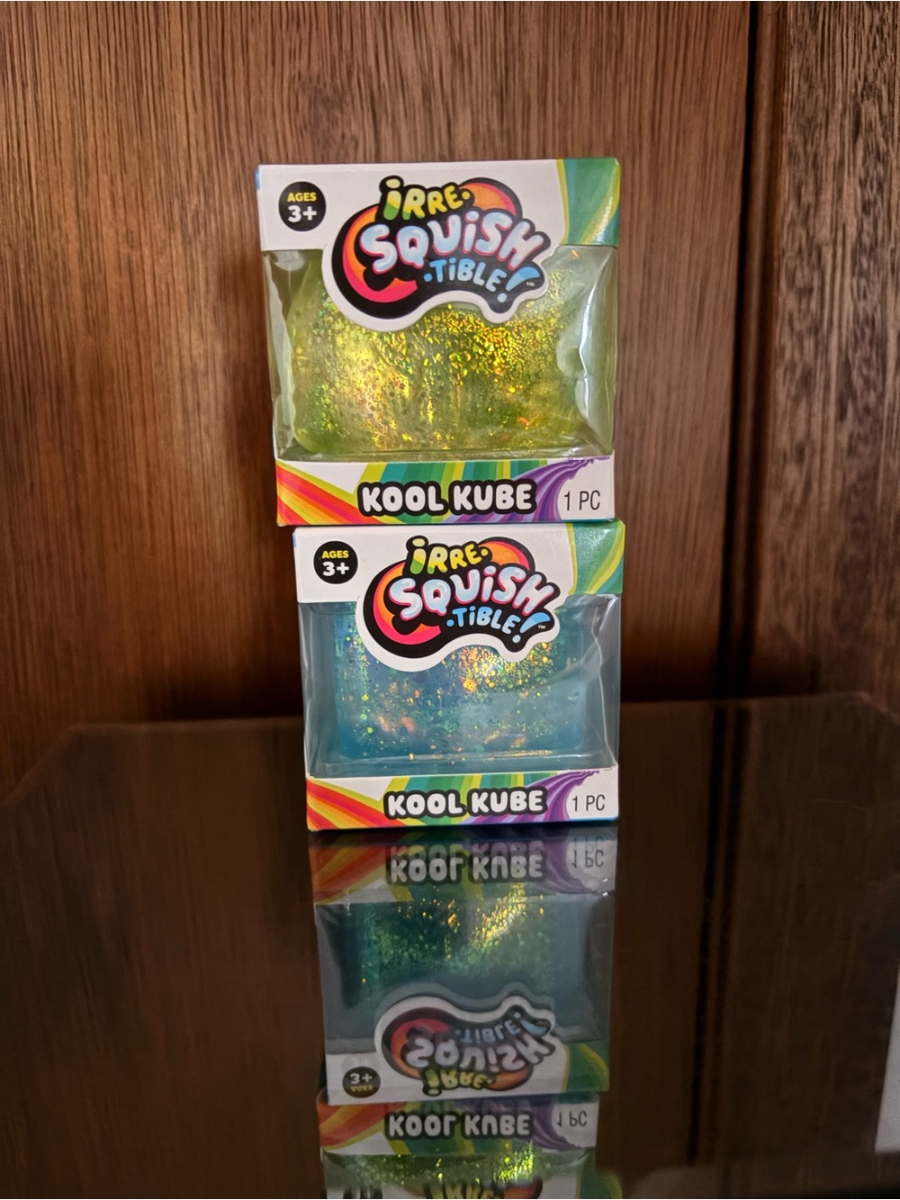 Kool Kube Kids Toy - Green & Blue